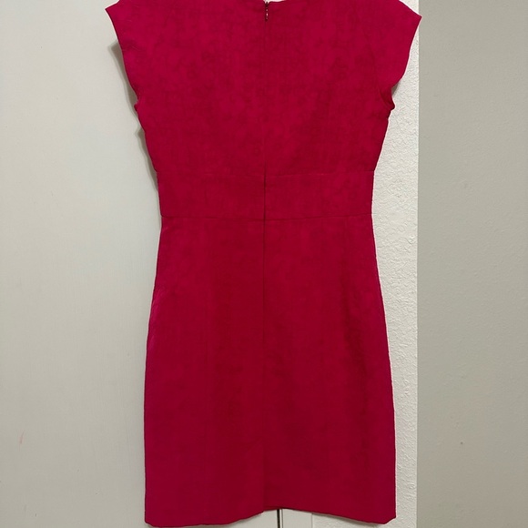 Nanette Lepore Vintage Magenta Brocade Cocktail Dress Size 2 - Picture 5 of 6